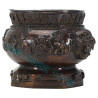 LP ShamAng Wat BangPhra B.E.2558 Tiger Joss Stick Burner Height 12cm
