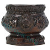 LP ShamAng Wat BangPhra B.E.2558 Tiger Joss Stick Burner Height 12cm