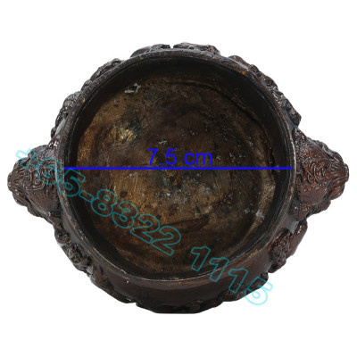LP ShamAng Wat BangPhra B.E.2558 Tiger Joss Stick Burner Height 12cm