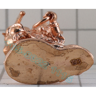 1st Batch Na Zha 哪吒 LP Ransiri B.E.2563 Wat PuKowThong, Rose Gold Colour
