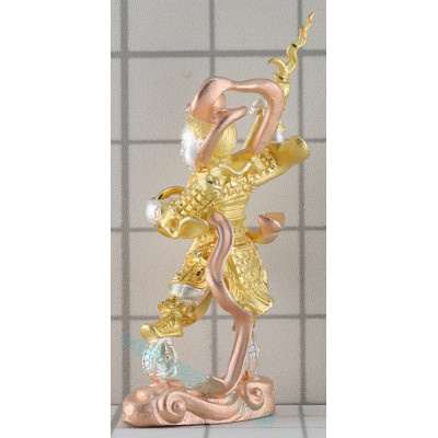 1st Batch Na Zha 哪吒 LP Ransiri B.E.2563 Wat PuKowThong Plated Gold, Silver and Copper