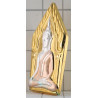 LP Poon Wat Phailom B.E.2548 Phra KhunPaen 3k Plated Gold Colour 4.5cm