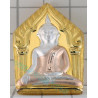 LP Poon Wat Phailom B.E.2548 Phra KhunPaen 3k Plated Gold Colour 4.5cm