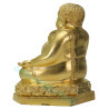 LP Phian B.E.2555 Phra Sangkachai Gold Leaf Pasted Statue 18cm