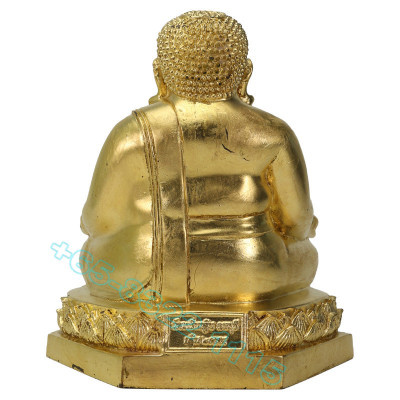 龙莆 Phian 佛历2555 善迦财佛 金箔 贴 金身 18cm