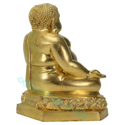 龙莆 Phian 佛历2555 善迦财佛 金箔 贴 金身 18cm