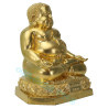 LP Phian B.E.2555 Phra Sangkachai Gold Leaf Pasted Statue 18cm