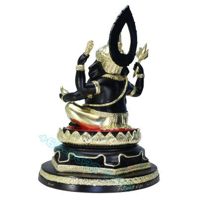 LP Hong B.E.2547 Phra PiKaNet Gold Pasted Statue Height 30cm