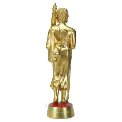 LP Pae B.E.2539 Phra Sivali Real Gold Leaf Pasted Statue 27cm