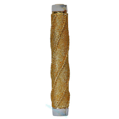 LP Rak Hand Written Talisman Gold Pasted Takrut 21cm B.E.2562 Made 999