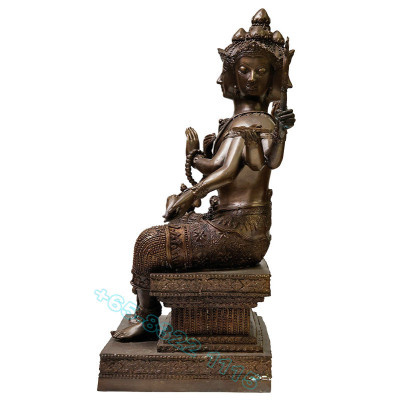 Wat Phikun Thong 佛历2565 四面佛 黄铜 金身 49cm