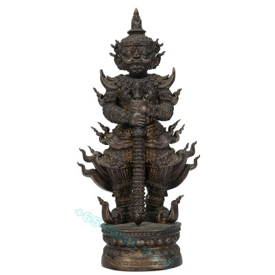 Ajahn Plian Wat Khao Aor B.E.2563 Thao Wessuwan Statue 23cm S/n:58