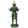 Made 99 pcs Wat Khao Aor B.E.2565 Thao Wessuwan Statue 23cm S/n:73