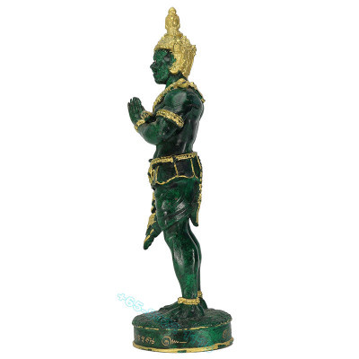 Made 99 pcs Wat Khao Aor B.E.2565 Thao Wessuwan Statue 23cm S/n:73