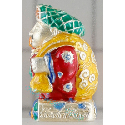 KB Chai Ya B.E.2567 Phra ChaoSua 大黑天财神 Silver Plated Longya 1.9cm