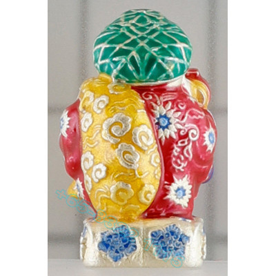 KB Chai Ya B.E.2567 Phra ChaoSua 大黑天财神 Silver Plated Longya 1.9cm