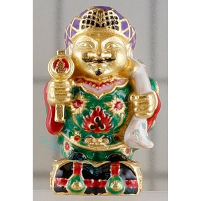 KB Chai Ya B.E.2567 Phra ChaoSua 大黑天财神, Gold Plated Longya 1.9cm