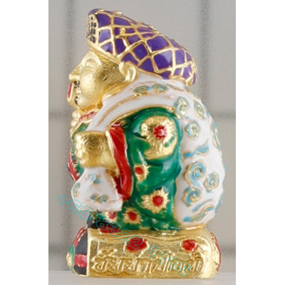 KB Chai Ya B.E.2567 Phra ChaoSua 大黑天财神, Gold Plated Longya 1.9cm