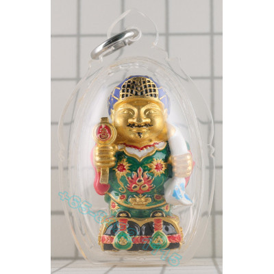KB Chai Ya B.E.2567 Phra ChaoSua 大黑天财神 Gold Silver Plated Longya 3.5cm