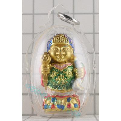 KB Chai Ya B.E.2567 Phra ChaoSua 大黑天财神 Gold Plated Longya 3.5cm KMK