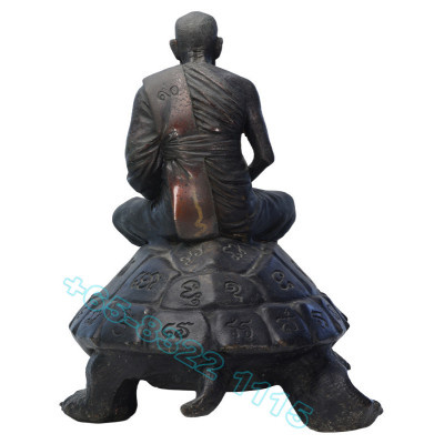 LP Liew Wat RaiTangThong B.E.2538 Wealth Tortoise Statue 35cm