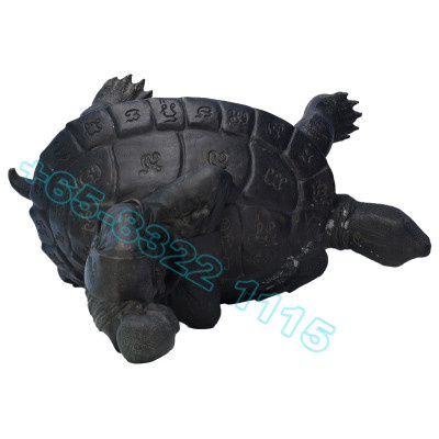 LP Liew Wat RaiTangThong B.E.2538 Wealth Tortoise Statue 35cm