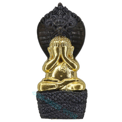 龙莆 KumBu 最后一批 必达佛, 达固，符管, 佛历2556 黑 镀金 3.4cm