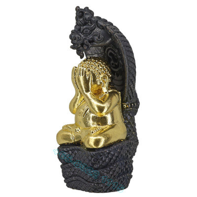 龙莆 KumBu 最后一批 必达佛, 达固，符管, 佛历2556 黑 镀金 3.4cm