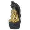 LP KumBu Last Batch Phra Pidta, Takrut, B.E.2556 Black Gold Plated 3.4cm