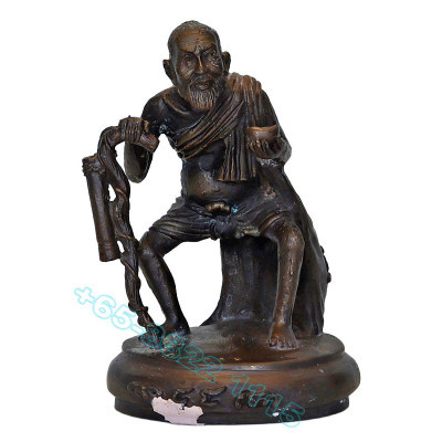 S/n:616 LP Sakorn B.E.2553 ChuChok Statue 12cm Wat NongKrub Made 999 pcs