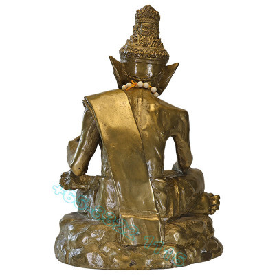 LP Hong B.E.2557 Last Batch Phra Lersi Statue 27cm S/n:31