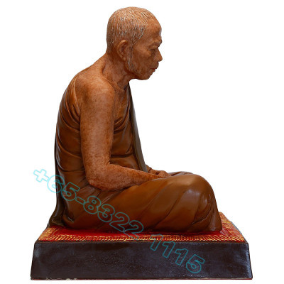 Made 90pcs LP Tim Statue Wat Laharnrai B.E.2536 LP Tim Ashes