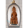 Lp Sakorn B.E.2552 Phra Kring Wood Silver Base 5cm S/n:260 Made 279 pcs, Italy Gold Casing