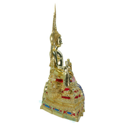 编号:583 金娜拉佛 金箔 贴 金身 45cm 佛历2568 Wat Yai Phitsanulok Province