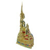 编号:583 金娜拉佛 金箔 贴 金身 45cm 佛历2568 Wat Yai Phitsanulok Province