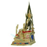 S/n:583 Phra ChinNaRat Gold Leaf Pasted Statue 45cm B.E.2568 Wat Yai Phitsanulok Province