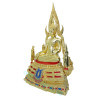 S/n:583 Phra ChinNaRat Gold Leaf Pasted Statue 45cm B.E.2568 Wat Yai Phitsanulok Province