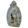 大爺, 二爺 阿赞 苏宾 佛历2566, 镀 金, 银 & 黑 3.2cm