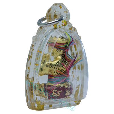 LP Nien B.E.2567 SaoHa HoonPaYong, Gold Plated LongYa 2.5cm