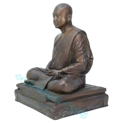 第一批 龙婆禅南 佛历2560 Wat Chin Wararam, 金身 19cm