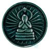 Ajahn KhunPan B.E.2546 Phra Pidta Green Ceramic 4.5cm 7x Ceremony
