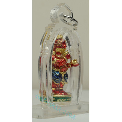古巴 BoonYang 佛历2567 四耳五眼 青铜 镀 金 红 3.2cm