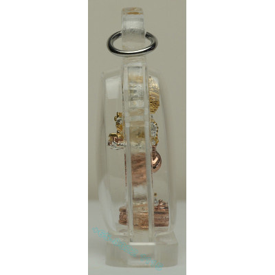 古巴 BoonYang 佛历2567 四耳五眼 青铜 镀 金 银 3k 3.2cm