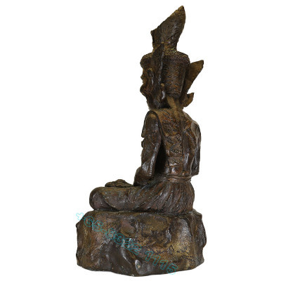 LP Kalong B.E.2551 Phra Lersi SerMing Prai Statue 26cm, Wat KhaoLam Made 999 pcs