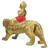 LP Yam B.E.2552 KuManThong Seat Tiger Statue Made 700 pcs S/n:339  Wat Sam Ngam