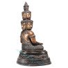 LP ThongDam 9 Face Buddha Statue 31cm B.E.2565 S/n:219 Made 599 pcs