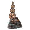 LP ThongDam 9 Face Buddha Statue 31cm B.E.2565 S/n:219 Made 599 pcs