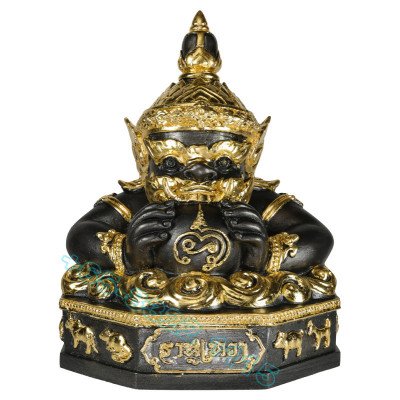 LP Eaum B.E.2559 Phra Rahu Statue 17cm SamaNak Sorng TaLingChan S/n:593