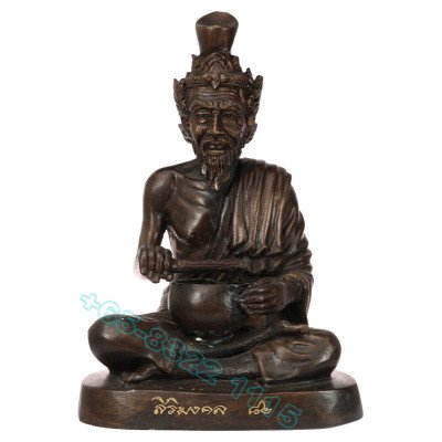 Wat Kaeo Chaem Fa 佛历2560 鲁士 研磨药材 金身 21cm