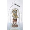 古巴 BoonYang 佛历2567 四耳五眼 青铜 镀 金 银 3k 3.2cm